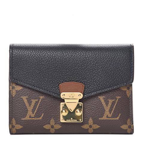 louis vuitton black wallet women's|louis vuitton wallet women small.